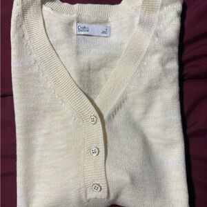 Croft & Barrow Women's Ivory sweater